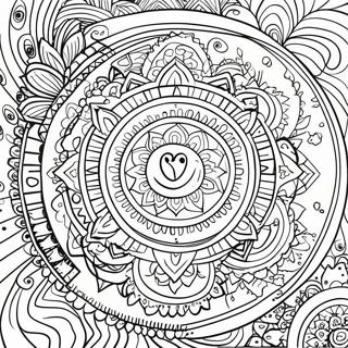 Trippy Chakra Mandala Kleurplaat 66070-54564