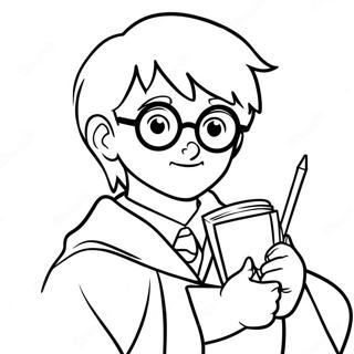 Harry Potter En De Steen Der Wijzen Kleurplaat 66090-54582