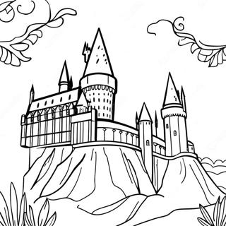 Kasteel Van Hogwarts Kleurplaat 66091-54585