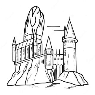 Kasteel Van Hogwarts Kleurplaat 66091-54587