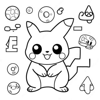 Pokemon Wiskunde Kleurplaat 66180-54666