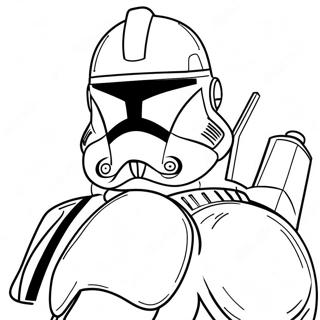 Fase 1 Clone Trooper Kleurplaat 66210-54683