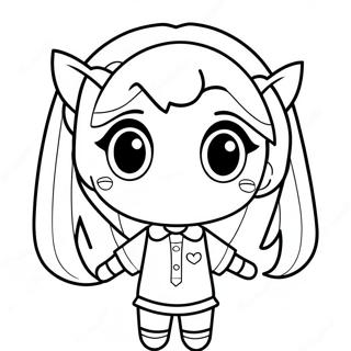 Yandere Simulator Chibi Stijl Kleurplaat 66341-54789