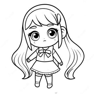 Yandere Simulator Chibi Stijl Kleurplaat 66341-54792