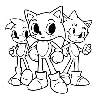 Sonic En Vrienden Valentijn Kleurplaat 66761-55133