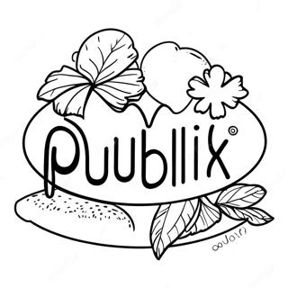 Publix Logo Kleurplaat 66870-55211