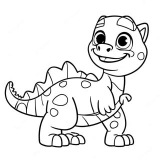 Rex De Dinosaurus Paw Patrol Kleurplaat 67052-55335