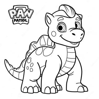 Rex De Dinosaurus Paw Patrol Kleurplaat 67052-55336