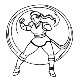 Chun Li Kleurplaten