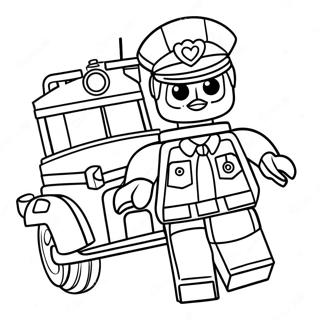 Lego Politieagent In Actie Kleurplaat 67173-55434