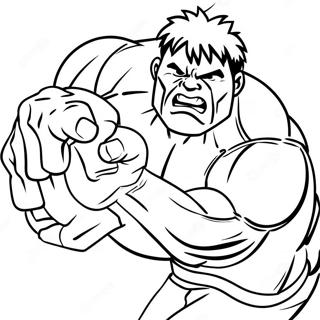 Hulk In Actie Kleurplaat 67283-55518