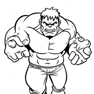 Hulk In Actie Kleurplaat 67283-55519