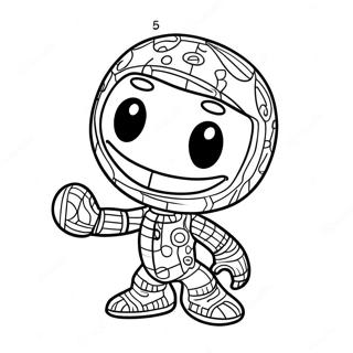 Kleurplaat Van Sackboy 67402-55610