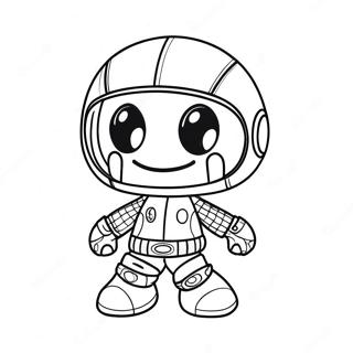 Kleurplaat Van Sackboy In Avontuurlijke Uitrusting 67403-55616