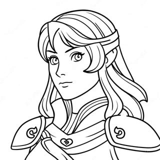 Kleurplaat Van Fire Emblem Personage 67592-55750