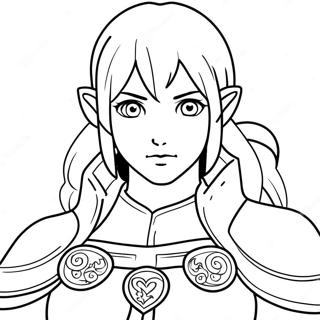 Kleurplaat Van Fire Emblem Personage 67592-55752