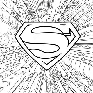 Superman Logo Kleurplaat 67802-55930