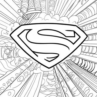 Superman Logo Kleurplaat 67802-55932