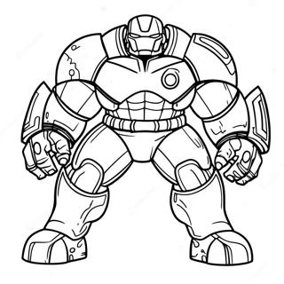 Kleurplaat Van Hulkbuster 68012-56094