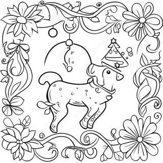 Kerst Rand Clipart Kleurplaat 68262-56315