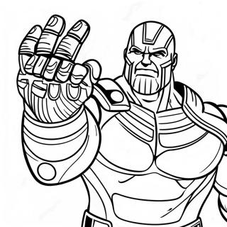 Thanos Met Infinity Gauntlet Kleurplaat 6865-5581