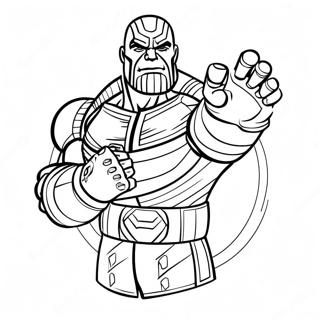 Thanos Met Infinity Gauntlet Kleurplaat 6865-5583