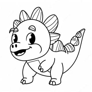 Dino Piggy Roblox Kleurplaat 68662-56615