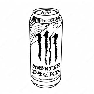 Monster Energy Drink Blik Kleurplaat 69034-56898