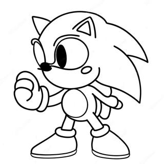 Sonic Among Us Kleurplaat 69123-56970