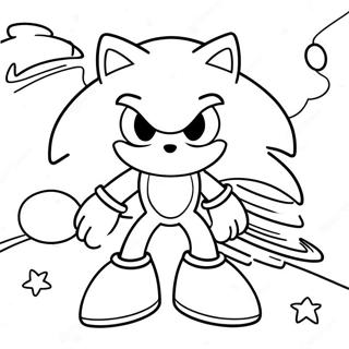 Sonic Among Us Personage In De Ruimte Kleurplaat 69124-56978