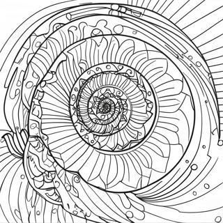 Fibonacci Kleurplaten