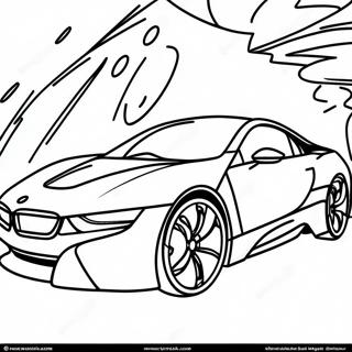 Bmw I8 Futuristisch Ontwerp Kleurplaat 69234-57059