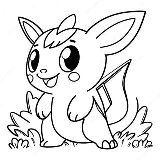 Legendarische Chibi Pokemon Kleurplaat 69383-57179