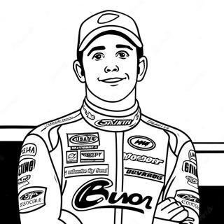 Chase Elliott Kleurplaat 69393-57192