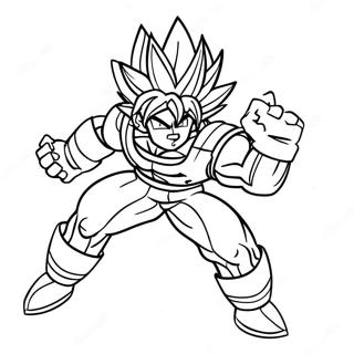 Bardock Kleurplaat 69423-57207