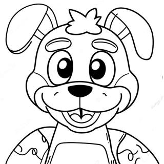 Schattige Lefty Van Fnaf Kleurplaat 69574-57325