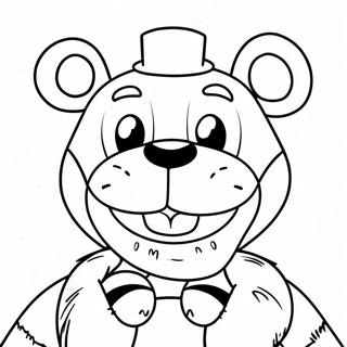 Schattige Lefty Van Fnaf Kleurplaat 69574-57328