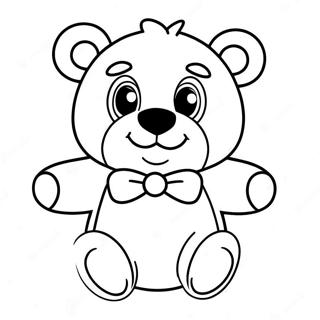 Schattige Build A Bear Personages Kleurplaat 69614-57358