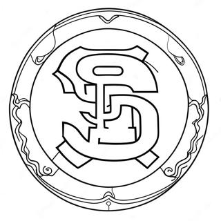 Sf Giants Logo Kleurplaat 69623-57364