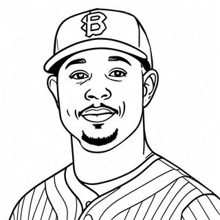 Mookie Betts Kleurplaten