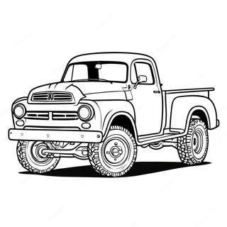 Dodge Truck Kleurplaten