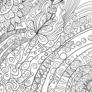 Kleurrijke Druppelende Patronen Kleurplaat 69834-57764