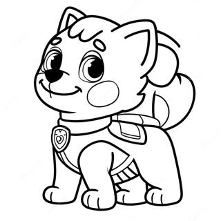 Skye Paw Patrol Kleurplaten