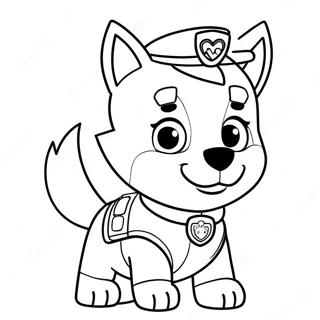 Skye Paw Patrol Kleurplaat 69873-57781