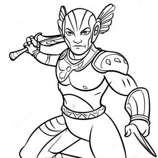 Navi Krijger In Gevecht Kleurplaat 69944-57844