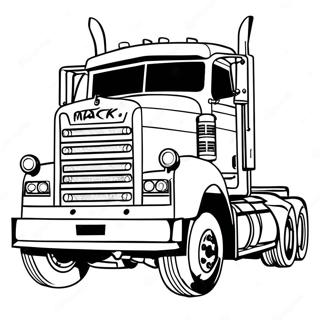 Mack Truck Kleurplaat 70053-57942