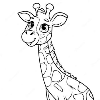 Geoffrey De Giraffe Kleurplaat 70363-58170