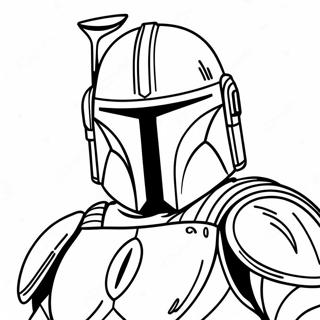 Star Wars Mandalorian Kleurplaat 70623-58380