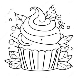 Heerlijke Cupcake Bak Kleurplaat 7065-5751