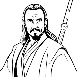 Kleurplaat Qui Gon Jinn 70753-58482